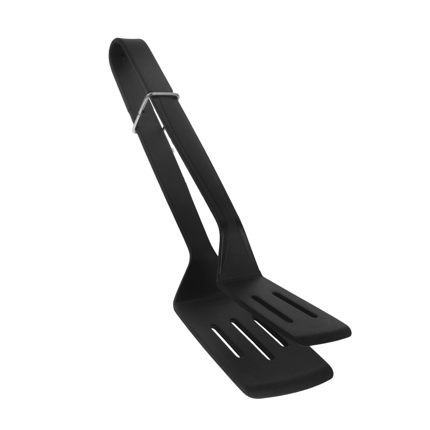 Toyvian 4 Stück Bratspatel Clip Pfannenwender Zange Küchenzange Kochzange Grill Burger Smasher Barbecue Lebensmittel Clips Silikon Schaufel Küchenklammer Zange Fischspatel Gel