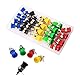GTIWUNG 20 Stück Bananenbuchse, Bananensteckdose, Lautsprecher Terminal Binding Post Buchse, 4 mm Banana Plug, 4mm Lautsprecher Verstärkeranschluss Bananenstecker Buchse Jack Connectors