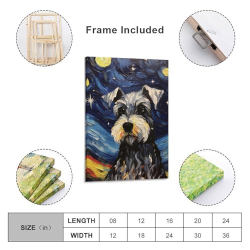 Poster Schnauzer 13 impression haute définition décoration d'intérieur - 2