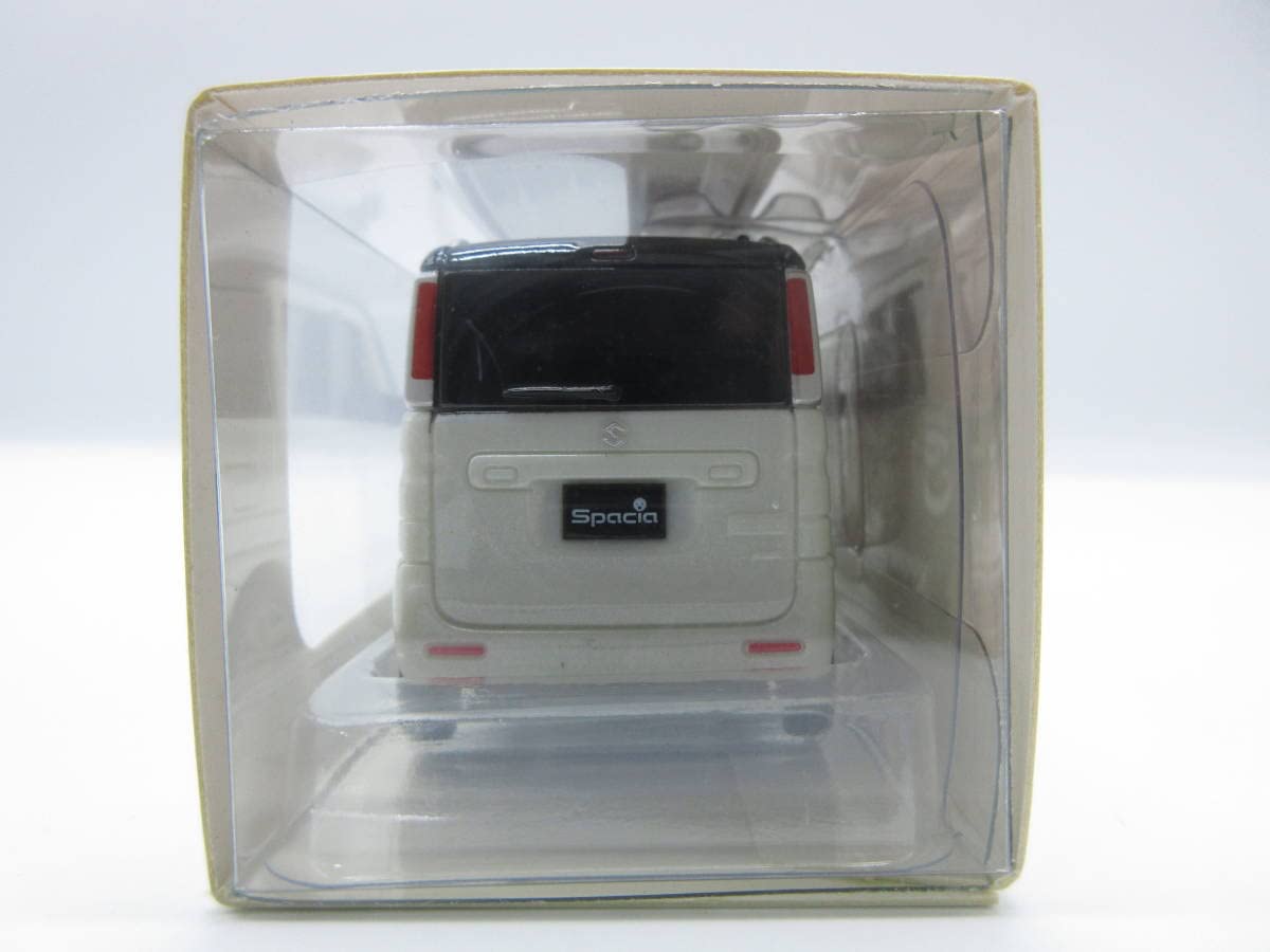 スズキ スペーシアカスタム ピュアホワイト2トーン プルバックカー ミニカー スズキ スペーシアカスタム プルバックカー ミニカー - メルカリ