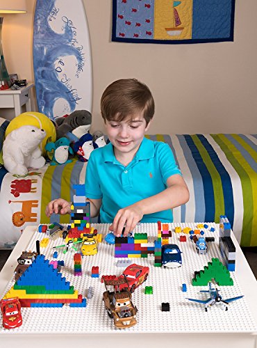 Strictly Briks - Bauplatten - 100% kompatibel mit Allen führenden Marken - Zum Bauen von Türmen, Tischen & mehr - 10 x 10“ (25,4 x 25,4 cm) - 4 Stück - Grundfarben – Bild 6