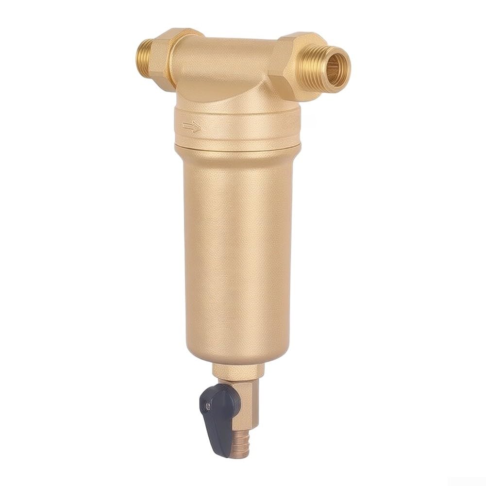 per Filtro Sedimenti Ottone Spin-Down 20x15cm Valvola Scarico(6 Points 4 Points)