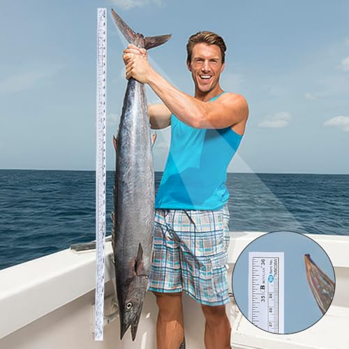 Cinta métrica adhesiva para pesca 4 pcs 90 cm miniatura 5