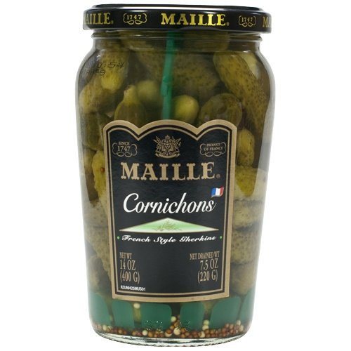 Cornichons French Style Gherkins 1 jar, 7.5 oz Maille
