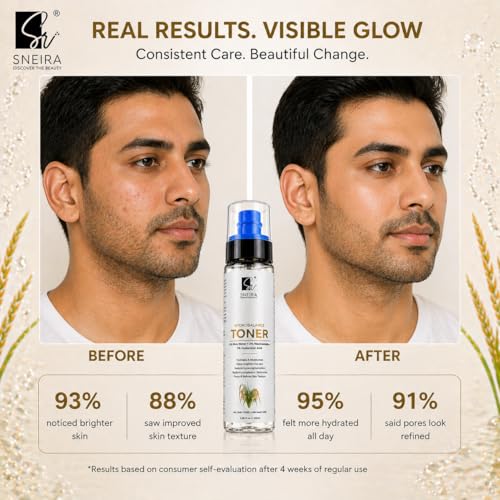 Image of HydroBalance Toner 200 ml, 3% Rice Water, 2% Niacinamide, Enriched with 1% Hyaluronic Acid Exfoliating Face Toner Mist For Pores Tightening Glowing Skin Korean Beauty Secrets For Women & Men