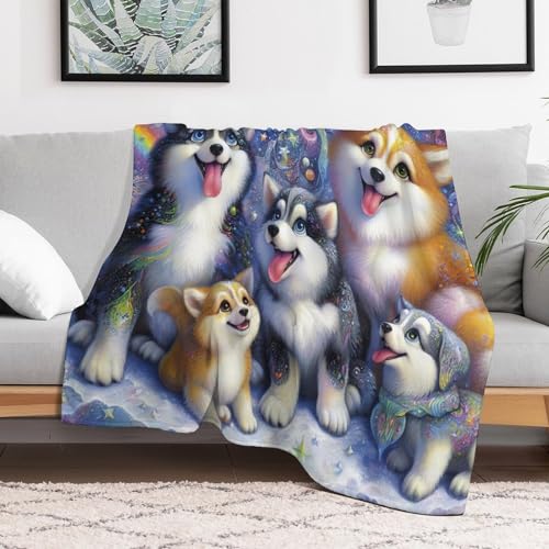Manta para sofá de forro polar suave colcha cálida de 130 x 180 cm 3