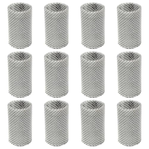 12-Teiliges Automobilheizungs-Atomisierungsnetzfilterelement, Ersatzmetallfilternetz, Hochtemperaturwiderstand, Kreatives Zubehör Für Automobilbrenner.