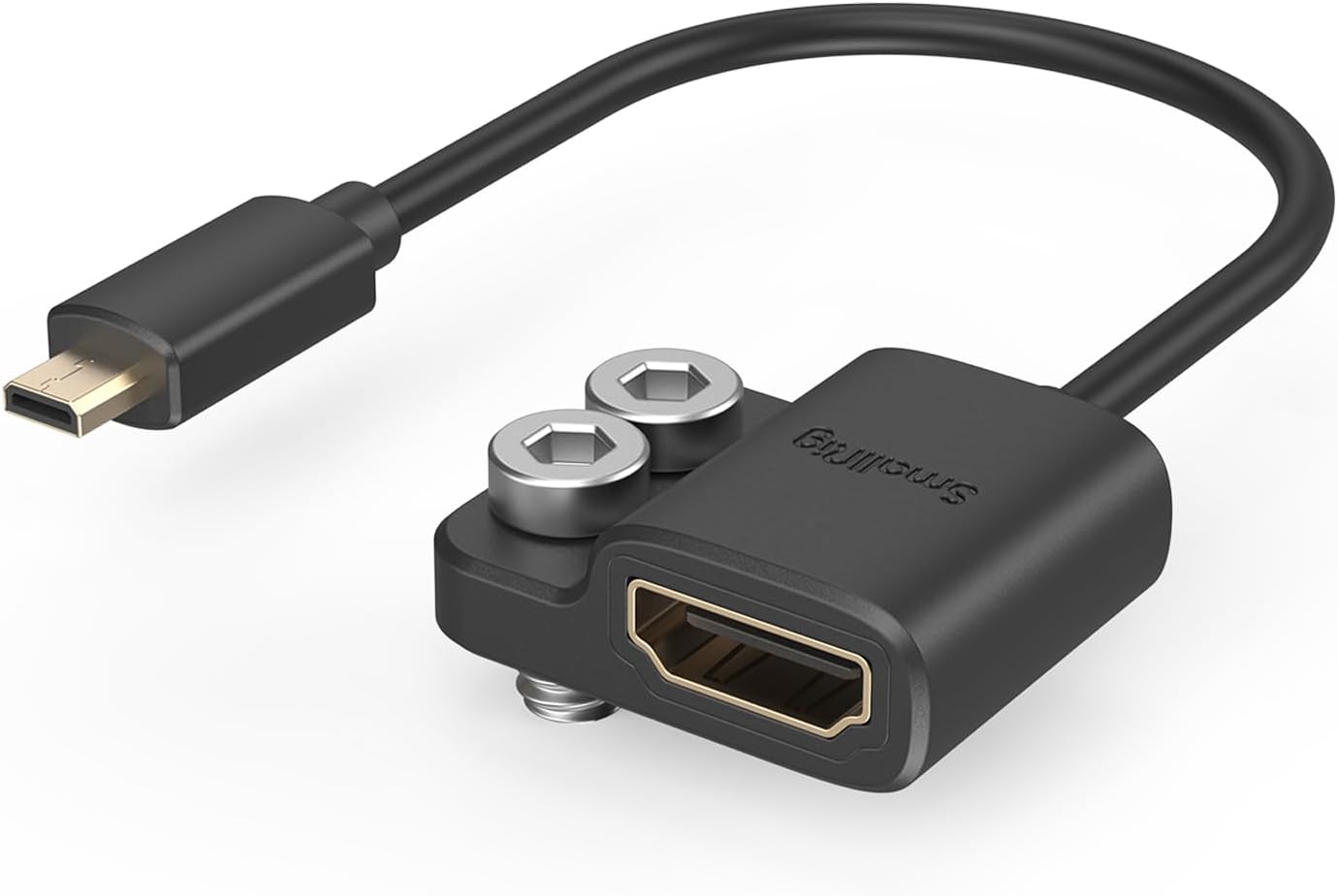 SMALLRIG 4K Cable Adapter 4K@60Hz, Male Micro Type D to Female Type A Convert...