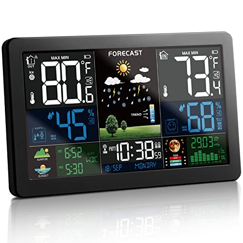 10 Best Weather Station Clocks Reviews & Buying Guide in 2023