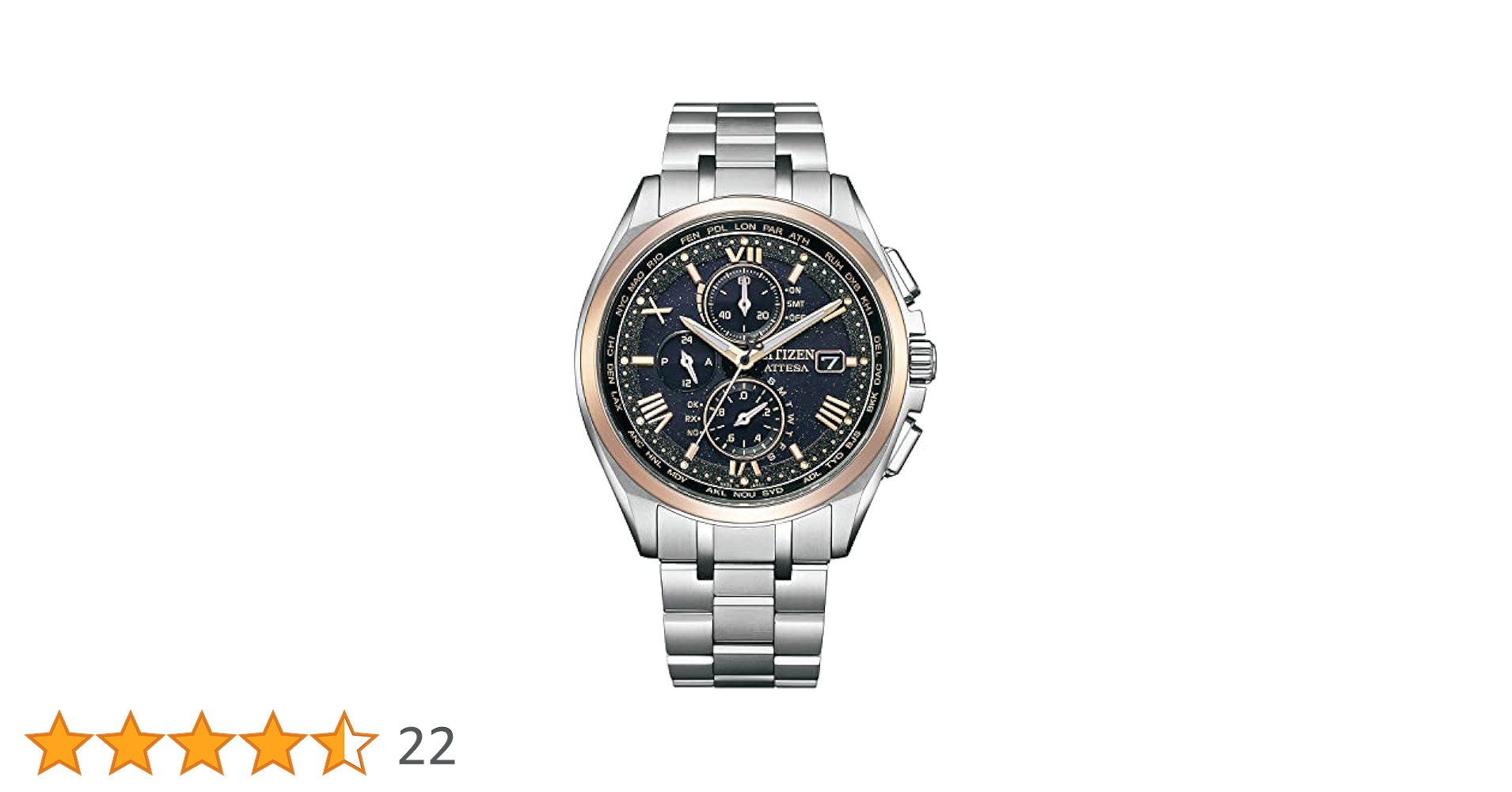 Amazon.co.jp: Citizen AT8254-61E Men's Watch Silver, Sakura