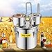 VEVOR Alcohol Still 5GAL/20L, Alcohol Distiller with Thumper Keg, Distillery Kit for Alcohol with Copper Tube & Build-in Thermometer & Water Pump