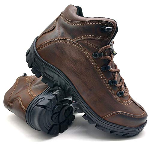 Bota Masculina Adventure Canastra em Couro Bmbrasil 5158-03 Taupe 44
