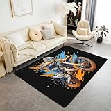 Design accrocheur: ce tapis de 100x150 cm arbore un design unique, coloré et aux motifs ludiques, qui fait une déclaration audacieuse à chaque étage et espace qu’il couvre. Nos tapis de conception variée sont le cadeau parfait pour la famille, les amis, les collègues, les parents, les enfants, la fête des mères, Halloween, Thanksgiving, Noël et le nouvel an.
