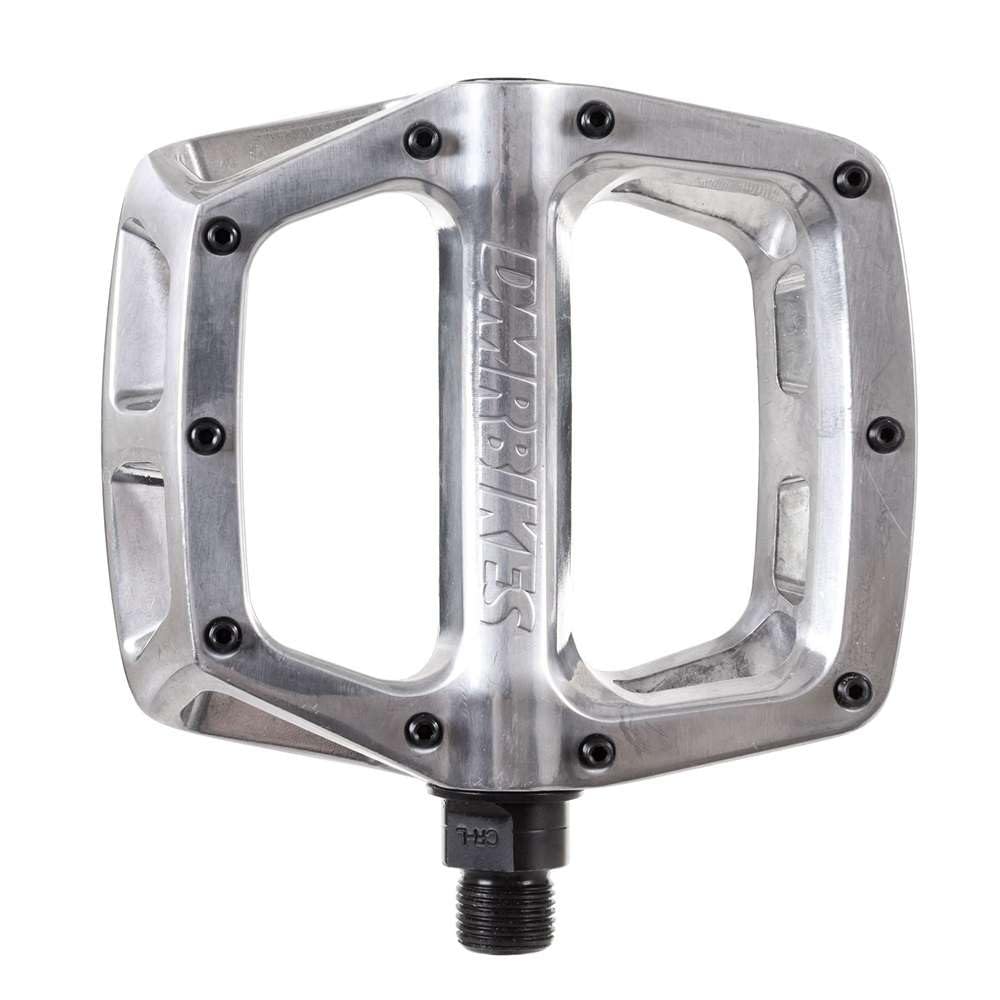 DMR V8 V2 Flat Wide Mountain MTB Bike Flattie Freeride Pedals - Silver - View #5