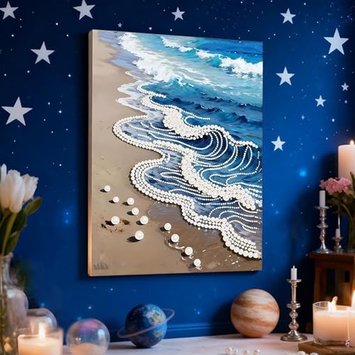 Kit de peinture à perles pour adultes et jeunes projet d'artisanat créatif 3D complet - 7