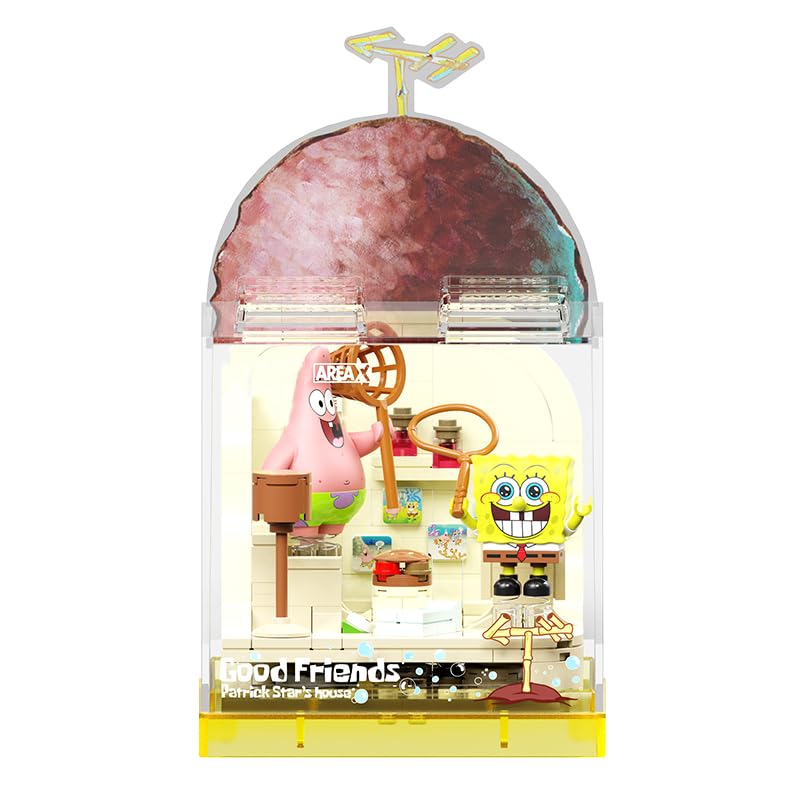 Lreyrous Exquisite Toy Building Block Box Set Series 1 Stone House Building Blocks Birthday Gifts for Boys and Girl with Themed Characters for 14+ Teenagers & Adults