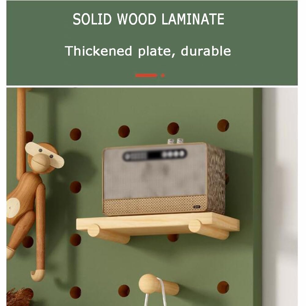 Paneles De Pared De Tablero Perforado, Kit De Organizador De Pared Con Combinación De Tablero De Clavijas De Madera, Paneles De Tablero De Pared De Almacenamiento De Control ( Color : White , Tamaño :