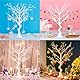 Sziqiqi Weiß Deko Baum Osterbaum: 75cm Hoch Dekobaum für Weihnachten Halloween Groß Künstlicher Baum für Hochzeit Wunsch Geburtstag Weißer Dekozweige für Tisch Decoration Outdoor