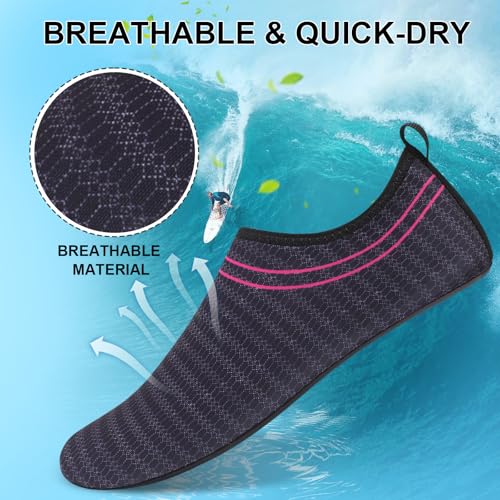 Water Shoes Quick-Dry Aqua Socks Barefoot Non Slip for Beach Swim Yoga Pool Lake Surf Women Men2