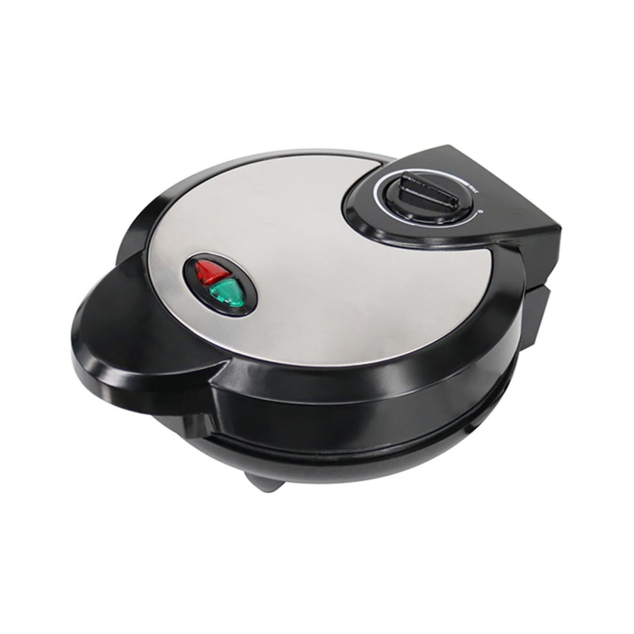 Máquina para Rollos Negra Eléctrica Hacer Helado | Recubrimiento Antiadherente, Base Antideslizante, Plástico y Acero Inoxidable