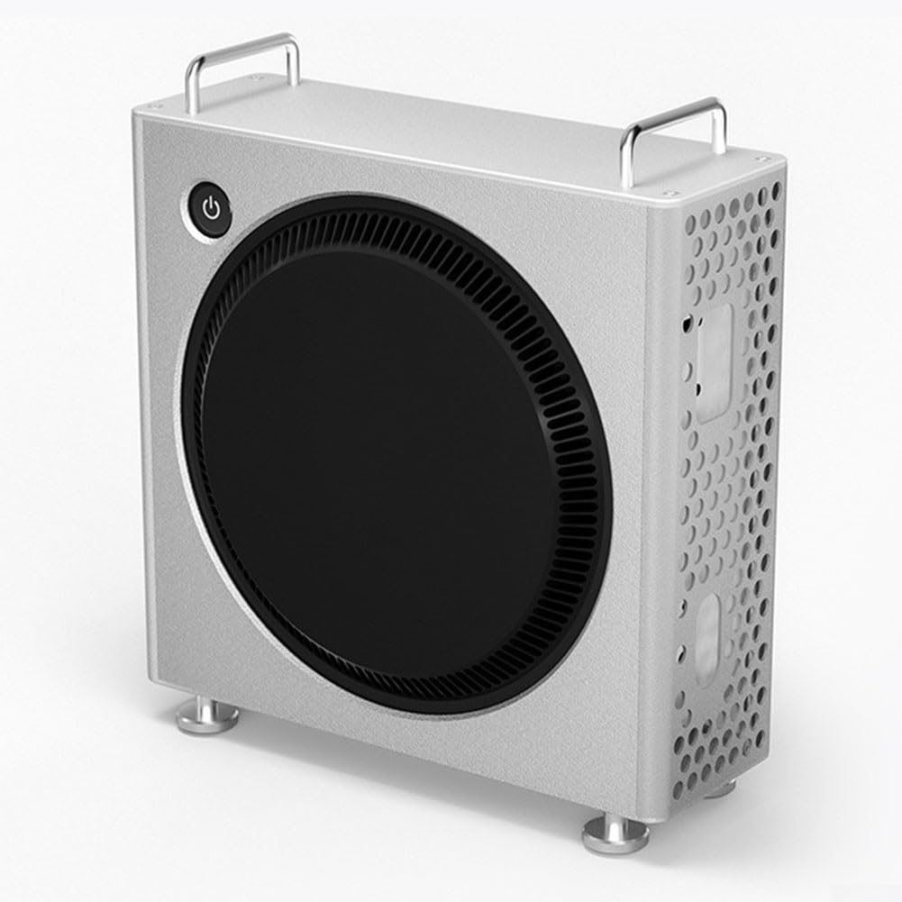 Supporto da tavolo, telaio in alluminio, supporto per telaio per Mac, Mini M-4, Supporto VESA MAC Mini M1, Supporto da tavolo e da parete, Telaio di fissaggio MAC Mini