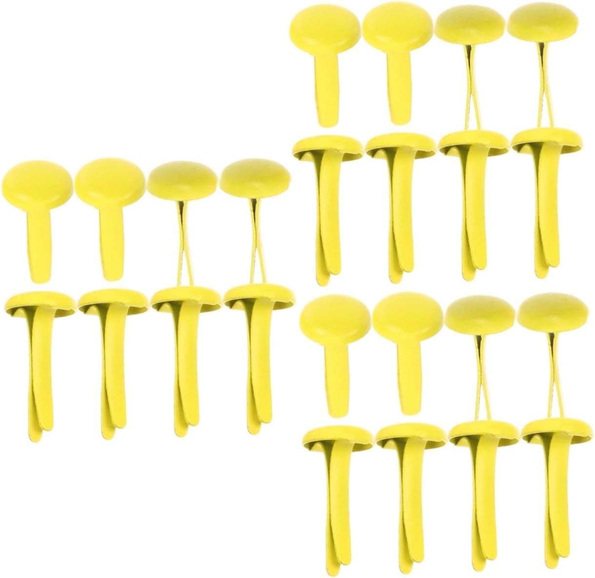 TEHAUX 1500pcs Scrapbook Stamping Supplies Metal Paper Fasteners Brads for Paper Crafts Small Scrapbook Brads