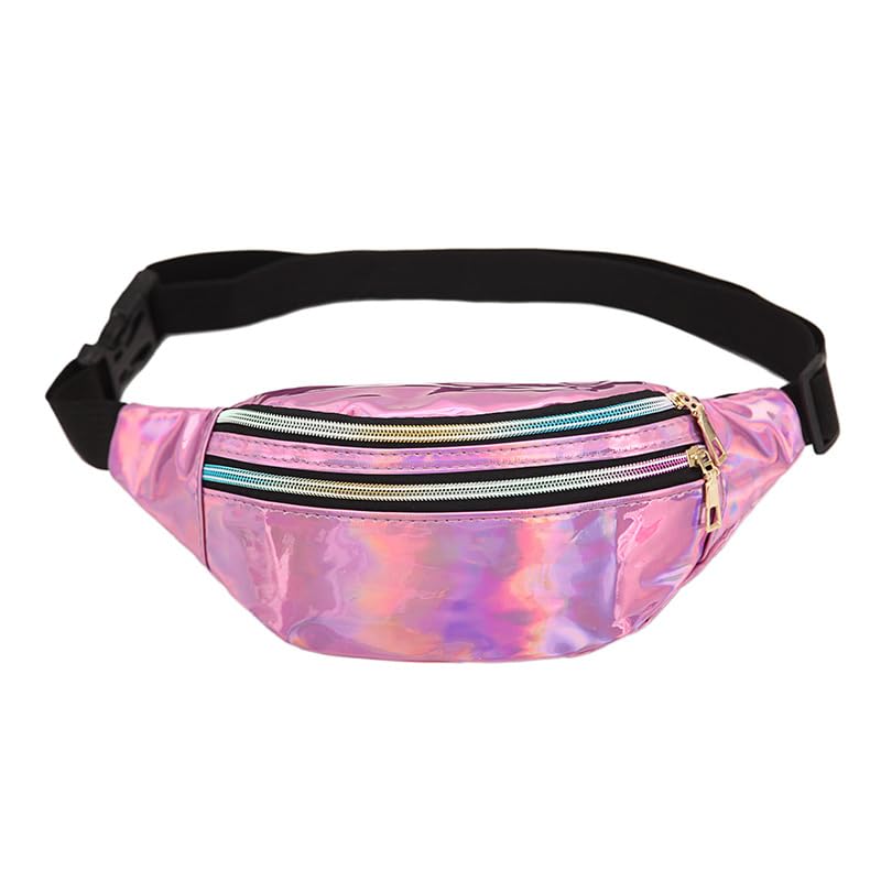 Bauchtasche Glitzer,80er Jahre Bauchtasche Damen,Geeignet Für Sport, Outdoor-Reisen