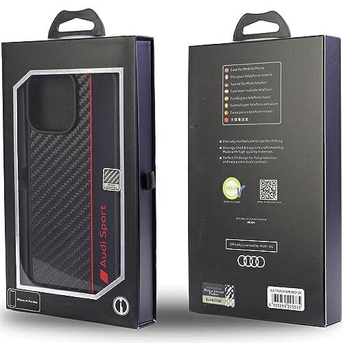 Coque carbone iPhone 14 Pro Max sport Audi accessoire auto - 6