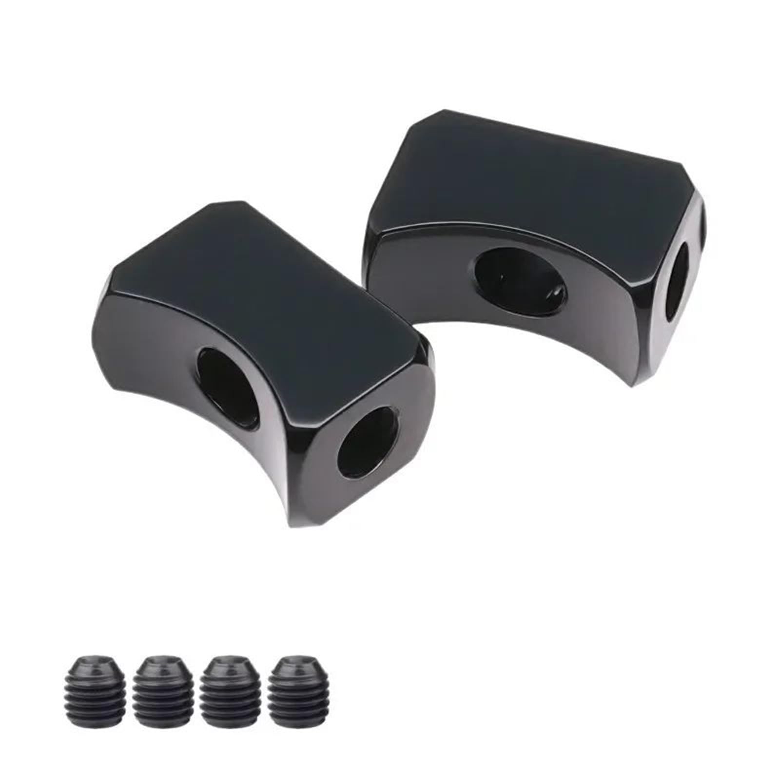 Per 1/10 1/8 Rc Auto Parti Aggiornamento 2 Pezzi Tubo Scarico Blocco Accessori Decorativi Ricambio Sostituire Modelli Giocattolo Ricambi Modellini RC