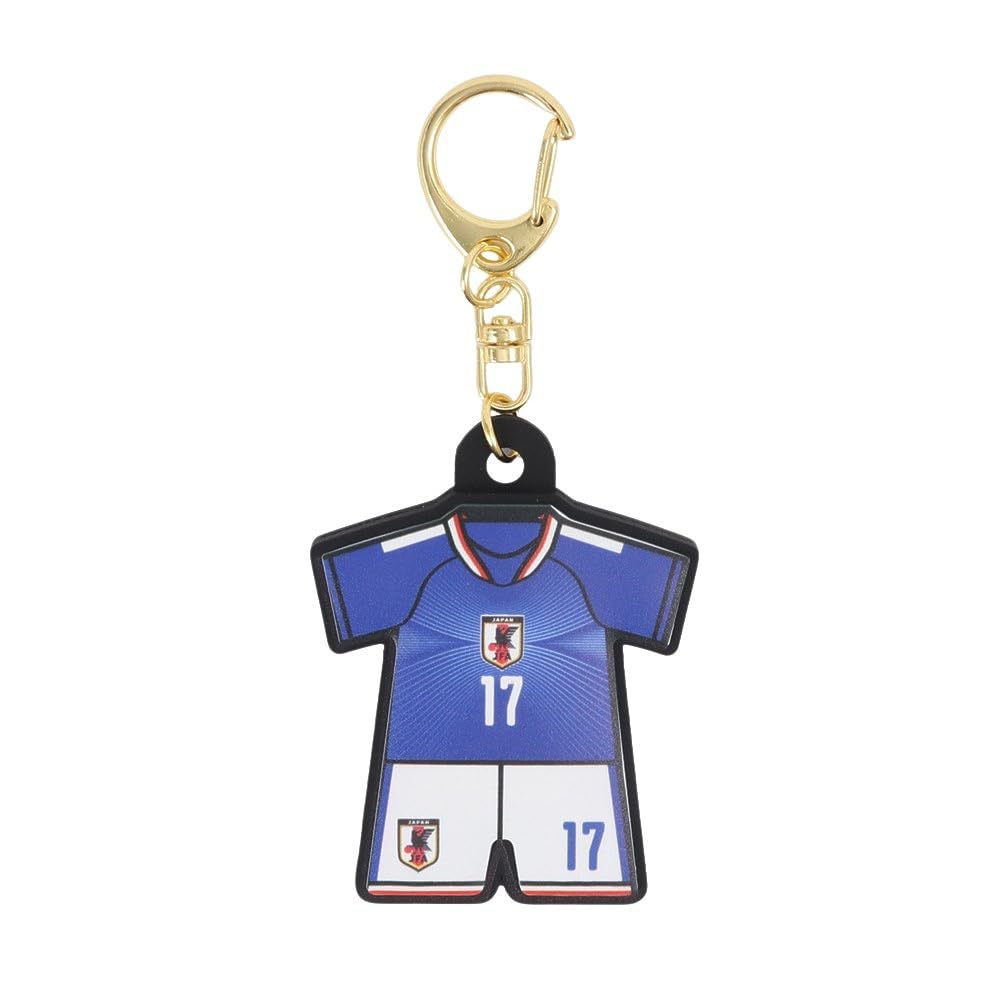 Amazon | [JFA] サッカー日本代表 ユニフォーム型ラバーキーホルダー