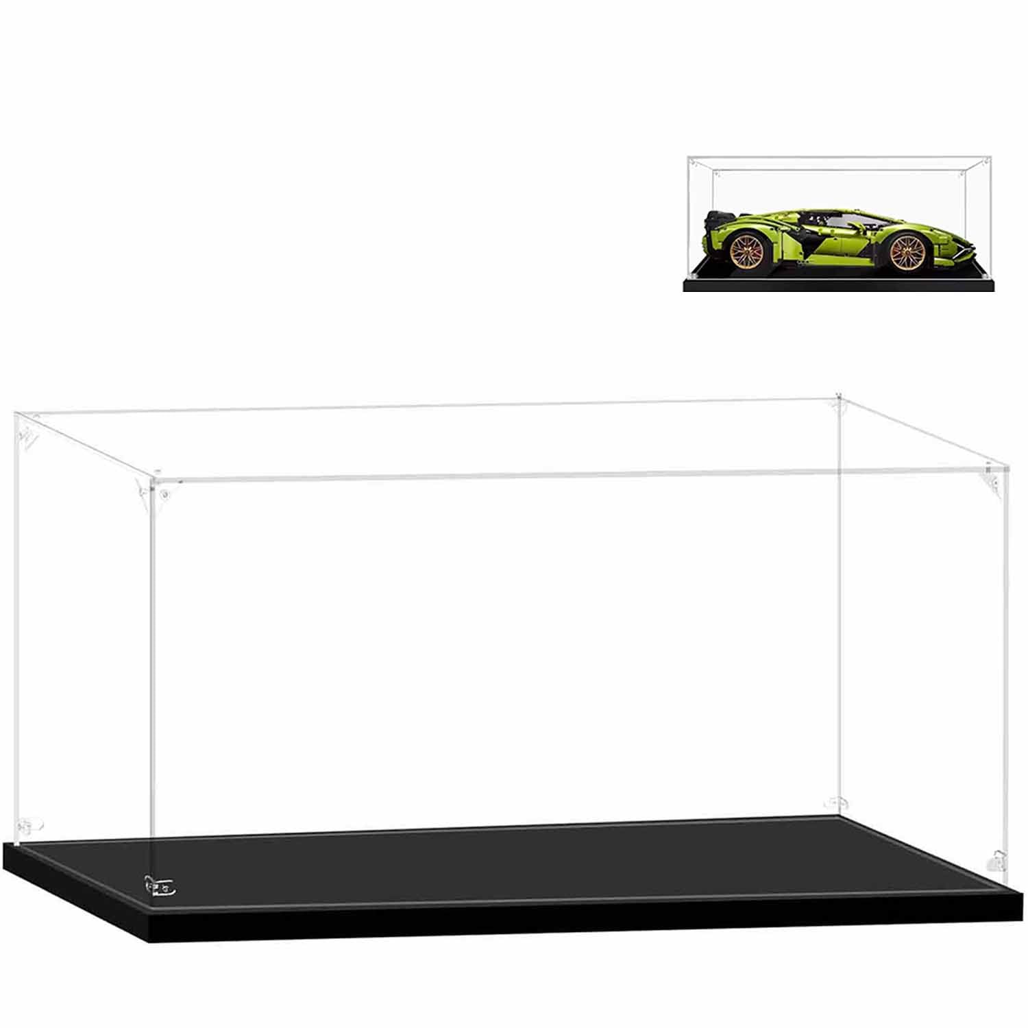OPIMUS Building Block Acrylic Showcase Display Box, Dustproof Display Case for #42115 (Display Case Only Included, No Lego Kit)(2mm)