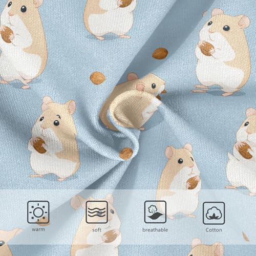 Girls Underwear Soft Cotton Hamster Kids Panties in Sizes 2/3t, 4t, 5t, 6 and 83