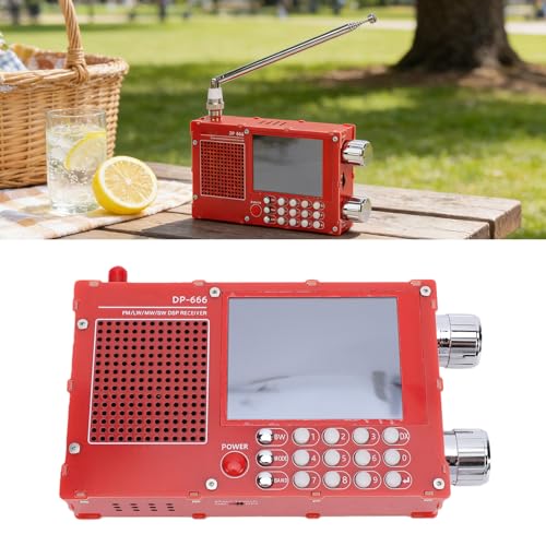 Radio portátil de onda corta ciciglow con pantalla LCD e entrada para auriculares miniatura 7