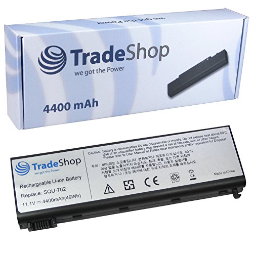Trade-Shop Batterie Li-ion 10,8 V/11,1 V/4400 mAh pour Packard Bell EasyNote MZ35 V de 075 MZ36 MZ36 nt-r-540 017 MZ36 T-shirt 015 MZ36 T-shirt 019 MZ36 T-shirt 026...