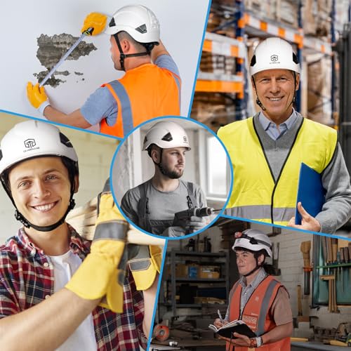 Casco de seguridad ventilado contra el calor en la construcción 6