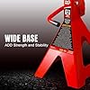 Big RED 12 Ton Jack Stands with Lock Adjustable Height to 28.15'', Fit for Cars, SUVs, and Most Automobiles, Red, 2 Pack #3