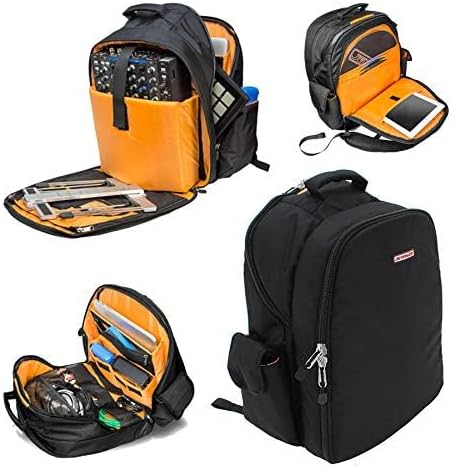 JetPack Prime DJ Backpack for DVS, Mobile, or Club Gigs, Bag Carry Mixers S9, 62, etc., Laptop, Stand, Tablet, Headphone, Vinyl Records, USB Mobile Devices, Needle Case, Cables, Microphone & More - Image 2