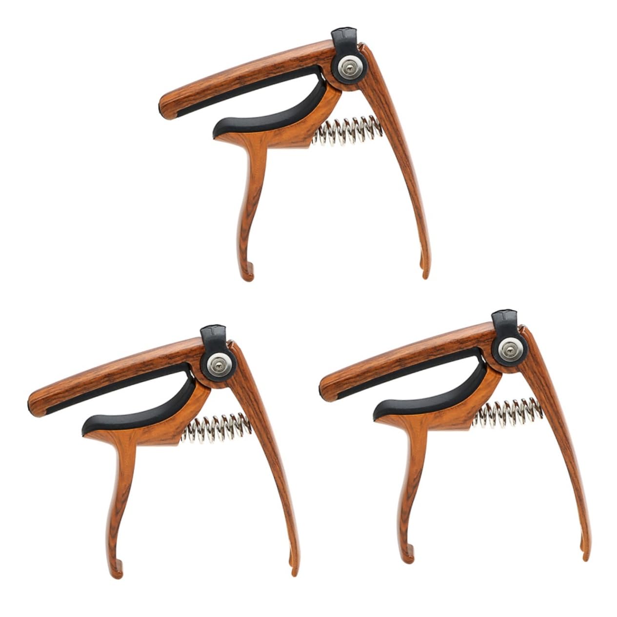Toyvian 5piezas Capo Ajustable Para Guitarra Eléctrica y Accesorio De Aleado Diseño Compacto y Duradero Para Músicos Movimiento