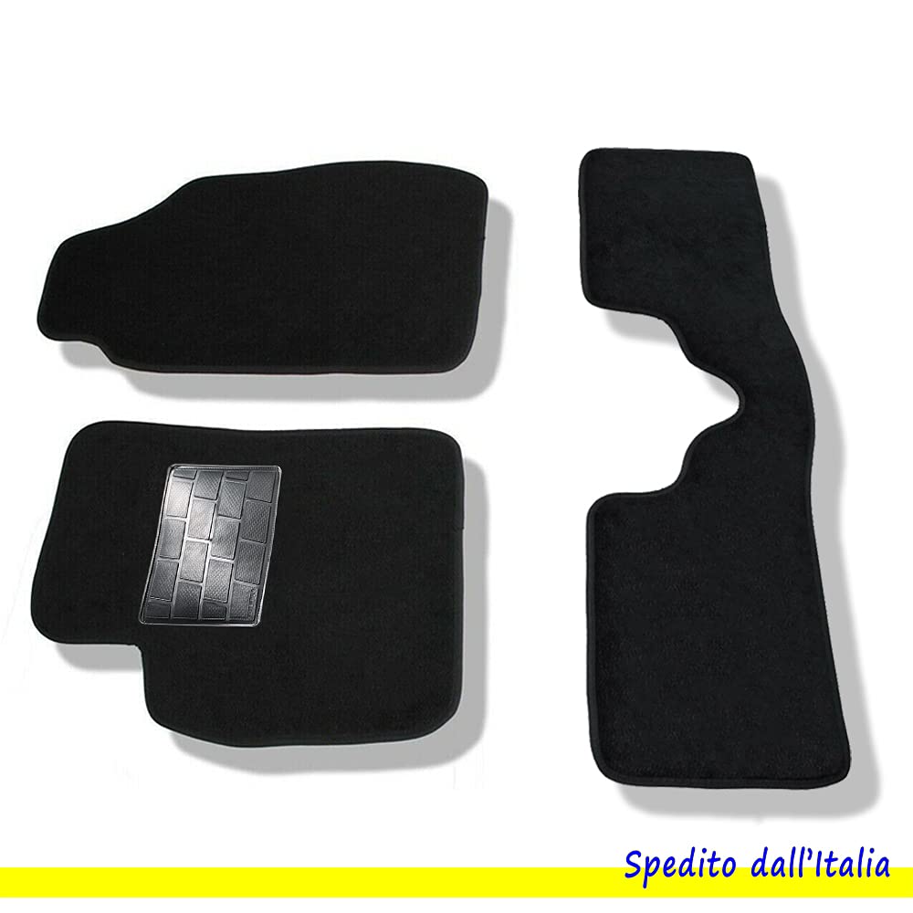 Set Tappeti Velluto Fiat Panda III 2012+ - 4 Pezzi Qualità Superiore