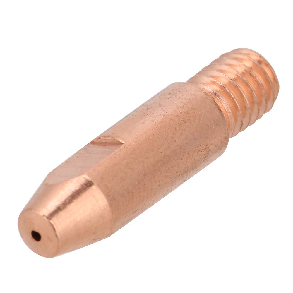 20 Pieces Copper Electric Welder Tip Welding Torch Tip Accessory for Binzel 24kd Mig Mag Welding Torch 0.8 1.0 1.2mm(0.8)