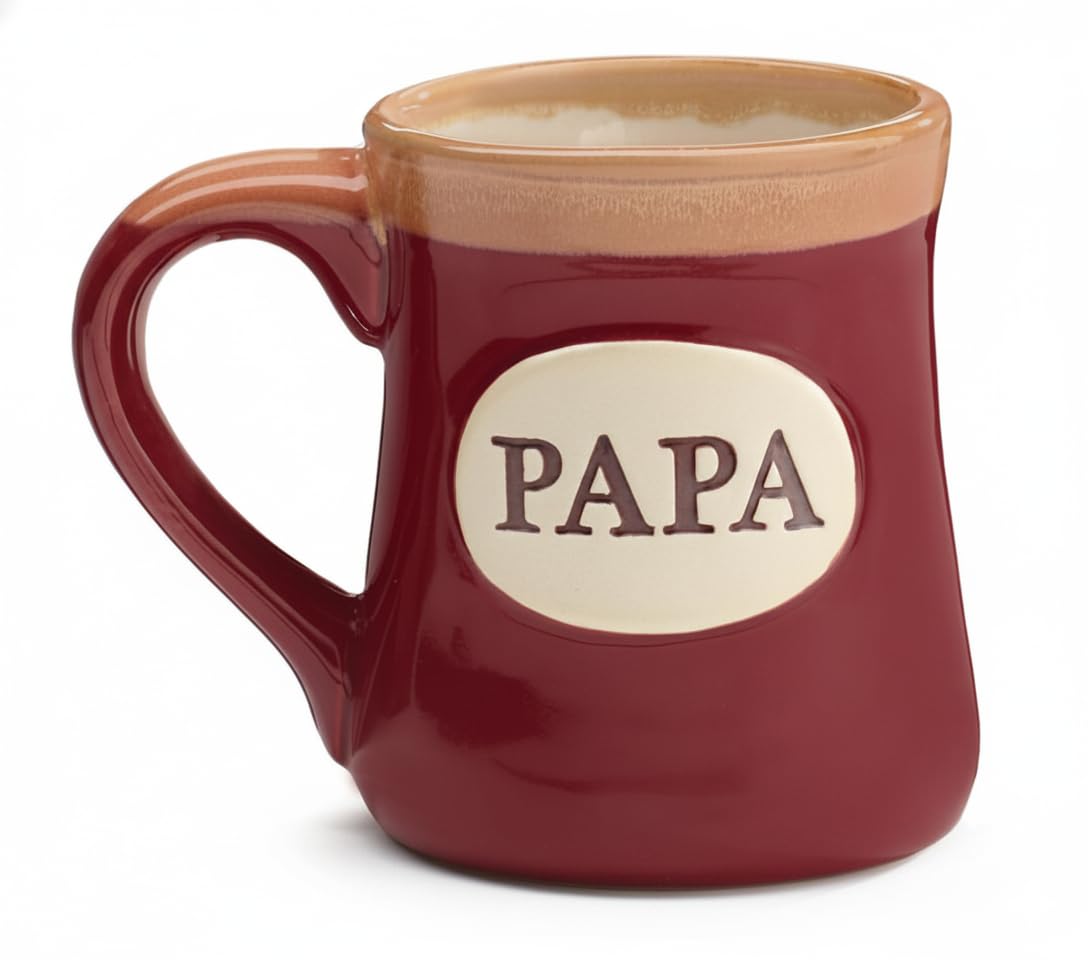 Amazon.com | burton+BURTON Papa Message 18oz Porcelain Coffee Mug with Gift  Box  Best Papa Ever Gift, Large Father's Day Ceramic Cup for Grandpa,  Microwave & Dishwasher Safe: Coffee Cups & Mugs