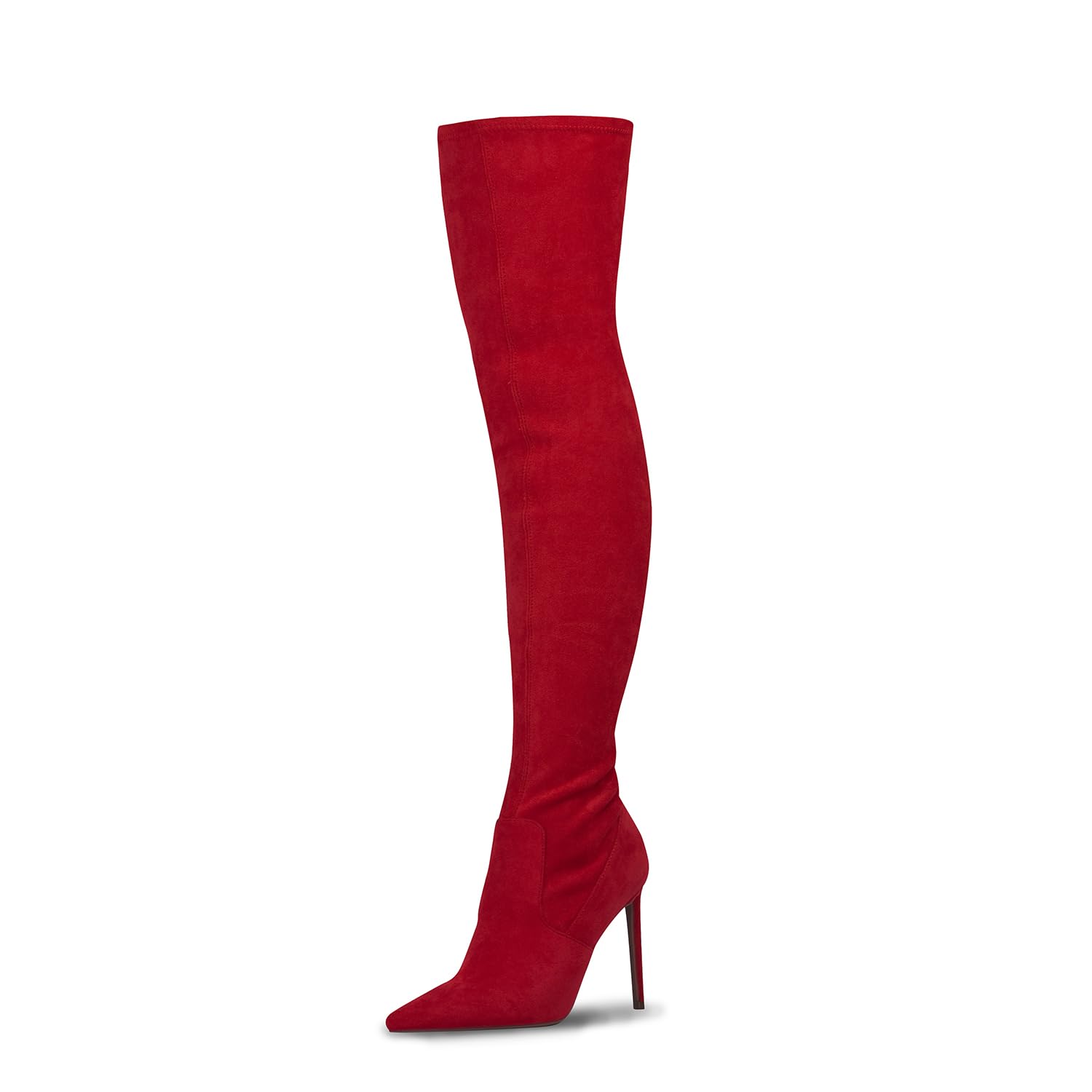 GENSHUO Damen Stiletto High Heels 10CM Sexy Spitze Stiletto