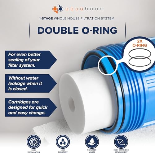 Sistema de filtro de agua para toda la casa Aquaboon 3 etapas miniatura 4