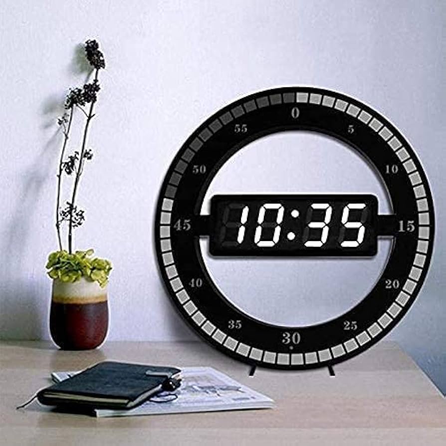 Amazon.co.jp: デジタル壁掛け時計LEDディスプレイデスクトップ