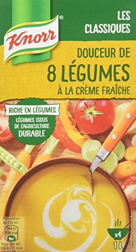 Soupe 8 légumes Knorr velouté réconfortant pour les dîners d'hiver en famille