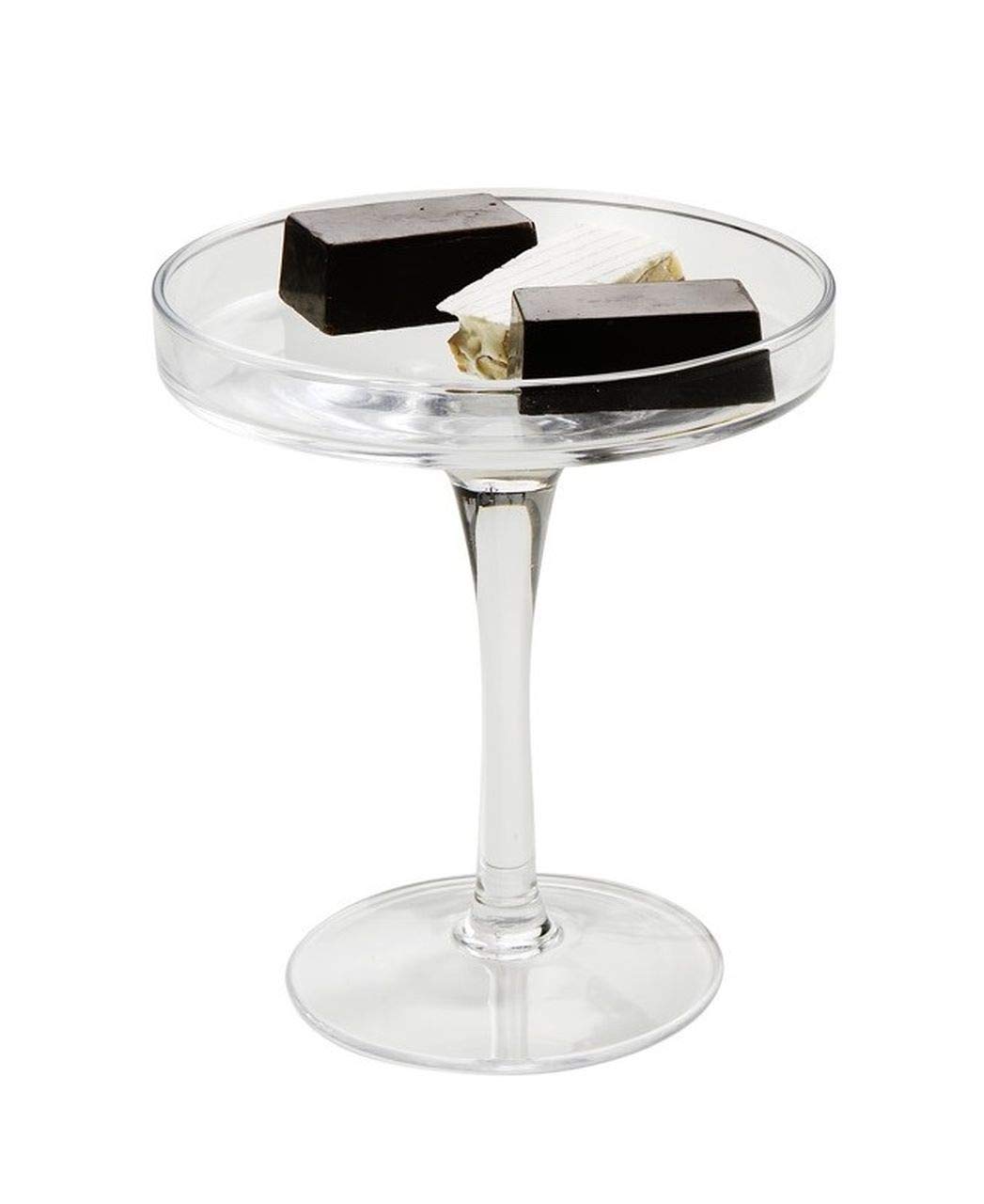 SWEET HOME Support en Verre pour Les gâteaux cod.23.0143 cm 13h diam.11 by Varotto & Co.