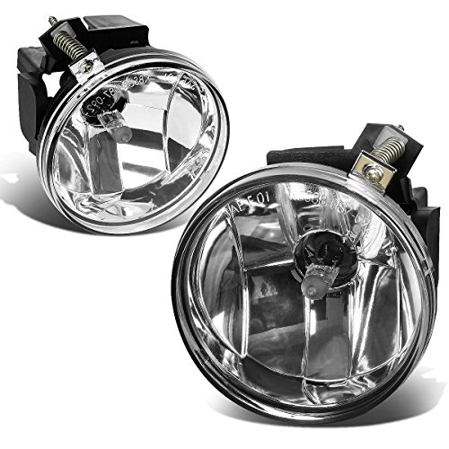 Auto Dynasty Compatible with Dodge Dakota/Durango Pair of Bumper Driving Fog Lights (Clear Lens)