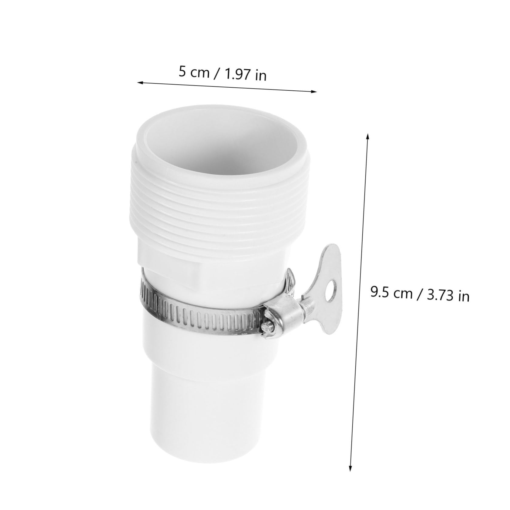 5zestawy Sztuk Adapterów Do Węży Pompowych Do Basenów Uniwersalne Złącza Filtrów Łatwa Instalacja Lekkie i Przenośne Akcesoriów Basenowych