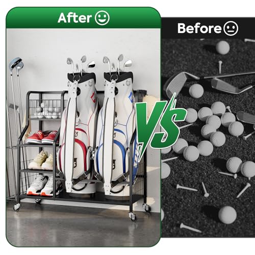 Image of APEXCHASER Golf Bag Storage Organizer