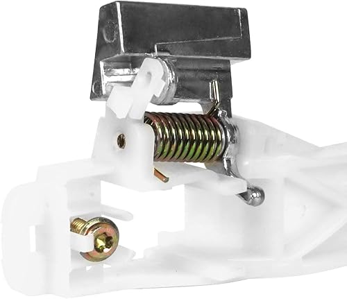 Miniatura 4 de PM PERFORMOTOR Soporte de montaje para manija de puerta trasera izquierda del lado del conductor compatible con Chevy Aveo Pontiac G3 07-11, blanco